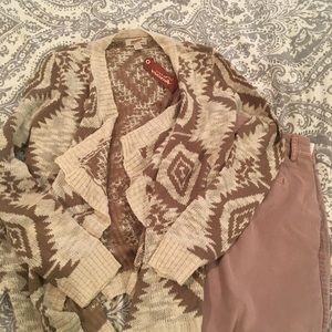 Maurice’s crop pants with sweater